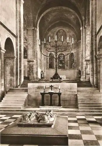 Ansichtskarte Deutschland - Braunschweig - Dom St. Blasii - Mittelschiff (2866)