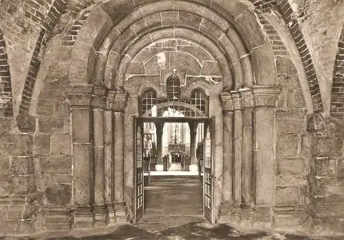 Ansichtskarte Deutschland - Bardowick - Der Dom zu Bardowick - Portal aus dem 12. Jahrhundert (2868)