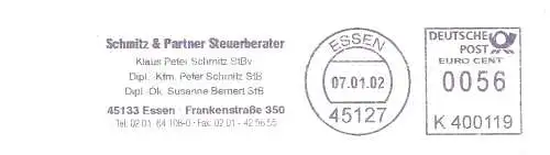 Freistempel K400119 Essen - Schmitz & Partner Steuerberater (#2421)