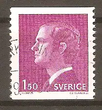 Briefmarke Schweden Mi.Nr. 1113 A o König Carl XVI. Gustav 1980 #