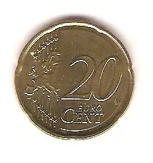 Euro Kursmünze BRD 20 Cent 2021 F #m2