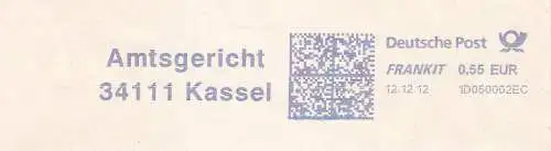 Freistempel 1D050002EC Kassel - Amtsgericht 34111 Kassel (#2529)