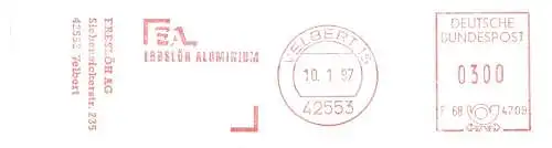Freistempel F68 4709 Velbert - EA ERBSLÖH ALUMINIUM (#2535)