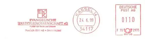 Freistempel F70 2975 Kassel - Evangelische Kreditgenossenschaft eG - Partner von Kirche und Diakonie (#2537)