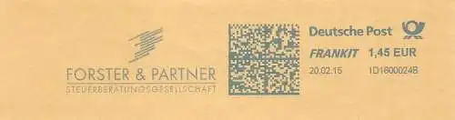Freistempel 1D1600024B Coburg - Steuerberatungsgesellschaft FORSTER & PARTNER (#2575)