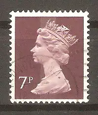 Briefmarke Großbritannien Mi.Nr. 667 o Königin Elisabeth II. 1975 #
