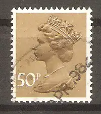 Briefmarke Großbritannien Mi.Nr. 731 o Königin Elisabeth II. 1977 #