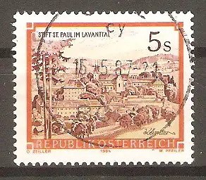 Briefmarke Österreich Mi.Nr. 1827 o Stifte und Klöster in Österreich 1985 / Benediktinerstift St. Paul im Lavanttal #