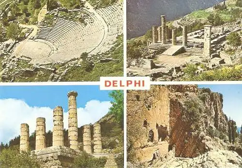 Ansichtskarte Griechenland - Delphi - Mehrbildkarte (2890)
