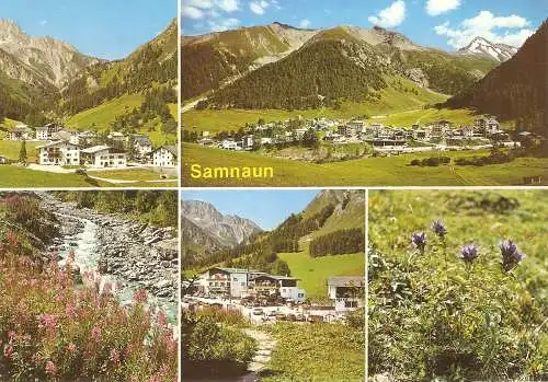 Ansichtskarte Schweiz - Samnaun - Mehrbildkarte (2910)