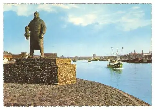 Ansichtskarte Niederlande - Ijmuiden - Vissersmonument (2918)