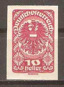 Briefmarke Österreich Mi.Nr. 277 ** Freimarke 1919 / Wappenadler #