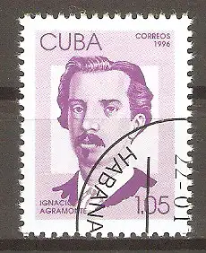Briefmarke Cuba Mi.Nr. 3890 o Patrioten 1996 / Ignacio Agramonte #