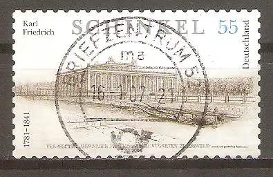 Briefmarke BRD Mi.Nr. 2552 o Vollstempel Briefzentrum 52 / 225. Geburtstag von Karl Friedrich Schinkel 2006 #