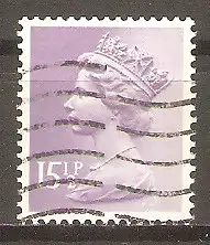 Briefmarke Großbritannien Mi.Nr. 864 I o Königin Elisabeth II. 1981 #