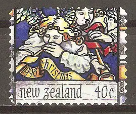 Briefmarke Neuseeland Mi.Nr. 1556 o Weihnachten 1996 / Die himmlischen Heerscharen preisen Gott #