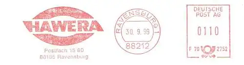 Freistempel F70 2752 Ravensburg - HAWERA (#2824)
