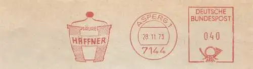Freistempel Asperg - SÄURE HÄFFNER (Abb. Säurebehälter) (#2909)