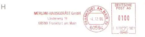 Freistempel F77 1821 Frankfurt am Main - MERLONI-HAUSGERÄTE GmbH (#3066)