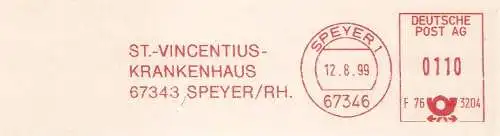 Freistempel F76 3204 Speyer - St.-Vincentius-Krankenhaus (#3091)