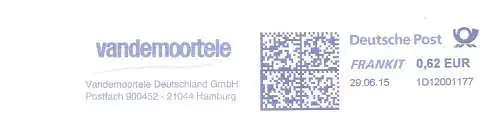Freistempel 1D12001177 Hamburg - vandemoortele - Vandemoortele Deutschland GmbH (#3125)