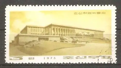 Briefmarke Korea-Nord Mi.Nr. 1183 o Museum der Koreanischen Revolution 1973 / Museumsgebäude #