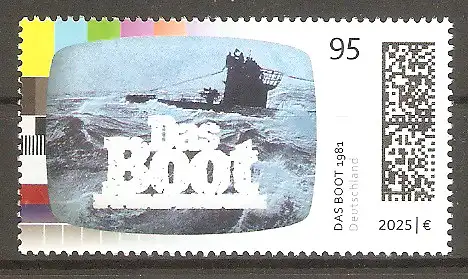Briefmarke BRD Mi.Nr. 3924 ** Deutsche Fernsehlegenden 2025 / „Das Boot“ #