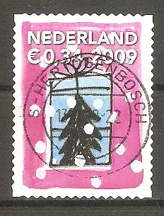 Briefmarke Niederlande Mi.Nr. 2719 o Dezembermarken 2009 / Geschenkpakete mit weihnachtlichen Motiven #