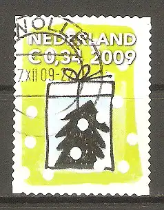 Briefmarke Niederlande Mi.Nr. 2715 o Dezembermarken 2009 / Geschenkpakete mit weihnachtlichen Motiven #
