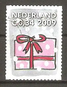 Briefmarke Niederlande Mi.Nr. 2716 o Dezembermarken 2009 / Geschenkpakete mit weihnachtlichen Motiven #