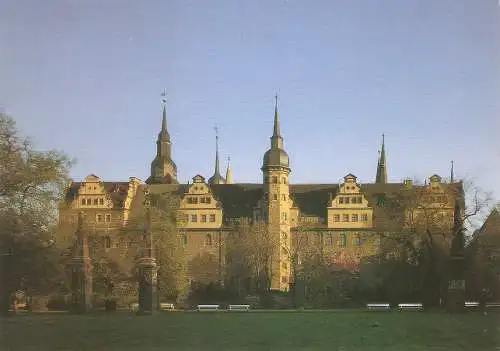 Ansichtskarte Deutschland - Merseburg / Sachsen-Anhalt - Schloß - Nordansicht (2928)