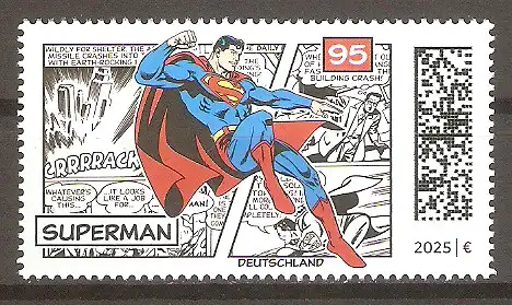 Briefmarke BRD Mi.Nr. 3916 ** Superhelden 2025 / Superman #