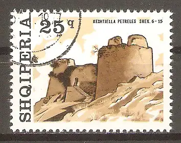 Briefmarke Albanien Mi.Nr. 1884 o Festungen 1976 / Festung von Petrel #