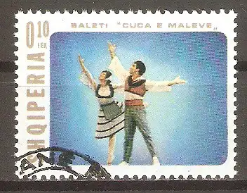 Briefmarke Albanien Mi.Nr. 1874 o Ballett 1976 / Verschiedene Szenen aus dem Ballett „Das Gebirgsmädel“ #