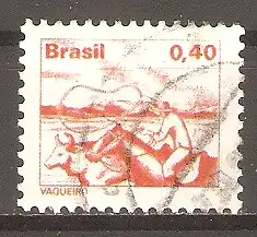 Briefmarke Brasilien Mi.Nr. 1598 x o Einheimische Berufe 1977 / Hirte #