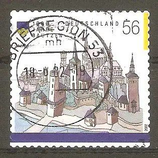 Briefmarke BRD Mi.Nr. 2245 o Vollstempel Briefregion 53 / 1000 Jahre Bautzen 2002 #