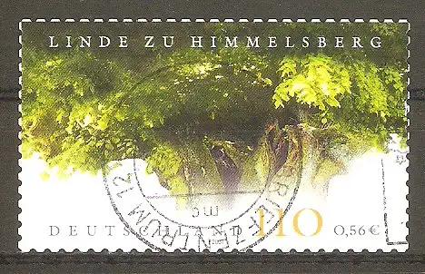 Briefmarke BRD Mi.Nr. 2217 o Naturdenkmäler in Deutschland 2001 / Linde von Himmelsberg #