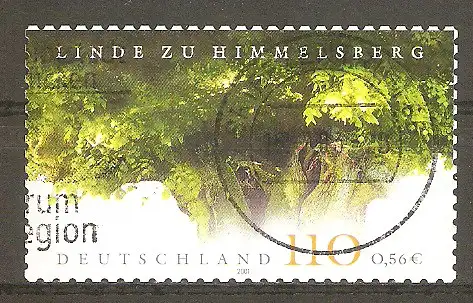 Briefmarke BRD Mi.Nr. 2217 o Naturdenkmäler in Deutschland 2001 / Linde von Himmelsberg #