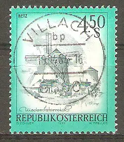Briefmarke Österreich Mi.Nr. 1519 o Schönes Österreich 1976 / Windmühle aus Retz #