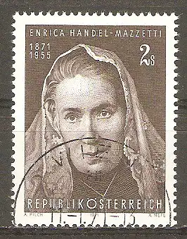 Briefmarke Österreich Mi.Nr. 1353 o 100. Geburtstag von Enrica Handel-Mazzetti 1971 / Dichterin #