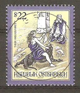 Briefmarke Österreich Mi.Nr. 2308 o Sagen und Legenden aus Österreich 2000 / Der Hexenritt von Mariatrost #