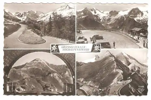 Ansichtskarte Österreich - Grossglockner-Hochalpenstrasse / Mehrbildkarte (2932)