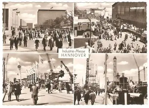 Ansichtskarte Deutschland - Hannover / Industrie-Messe - Mehrbildkarte (2934)