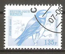 Briefmarke Benin Mi.Nr. I1232 o Vögel 2000 / Bienenfresser (Merops apiaster) #