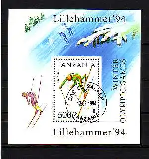 Tansania Bl. 239° Winter-Olympiade 1984 Lillehammer (030)