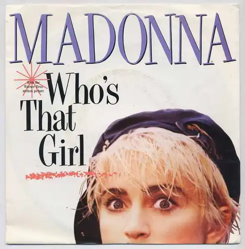 Vinyl-Single: Madonna: Who\'s That Girl / White Heat Sire 928 341-7, (P) 1988 EAN 