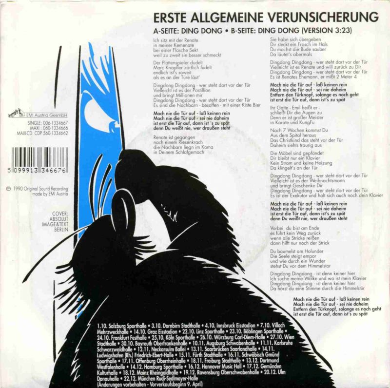 Erste Allgemeine Verunsicherung Ding Dong Text
