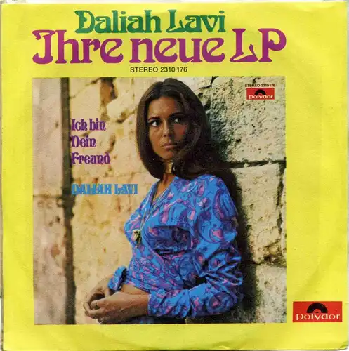 Vinyl-Single: Daliah Lavi: Lieben Sie Partys? / Frag\' mich nicht Polydor 2001 338, (P) 1972 