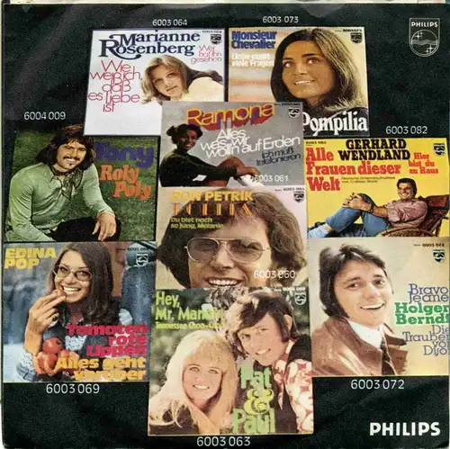 Vicky Leandros Ich bin / Wann kommst du wieder? Philips 6003 089, (P) 1971 