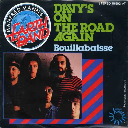 Vinyl-Single: Manfred Mann\\\'s Earth Band: Davy\\\'s On The Road Again / Bouillabaisse CBS A 2355, (P) 1982